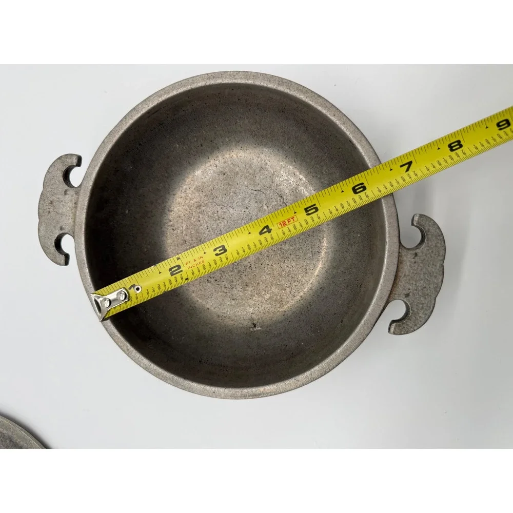Guardian Service Hammered‎ Aluminum Cookware Lidded Dutch Oven 8in Mid Century